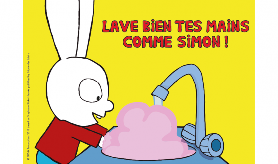 Lave-toi les mains comme Simon !